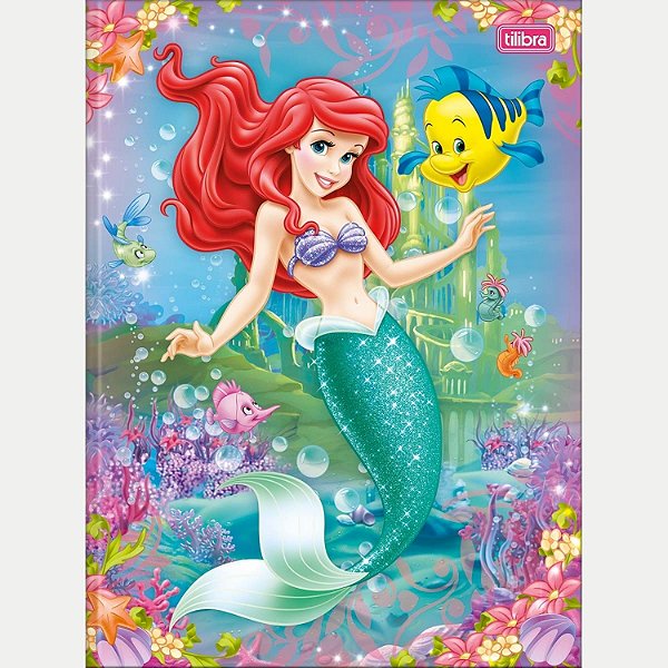 CADERNO TILIBRA BROCHURÃO C DURA (G) PRINCESAS FEMININO (CORES SORTIDAS) 30182-P
