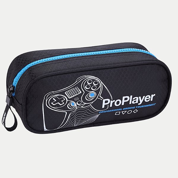 ESTOJO SEANITE PRO PLAYER  1 ZÍPER PRETO MASCULINO 29913-P