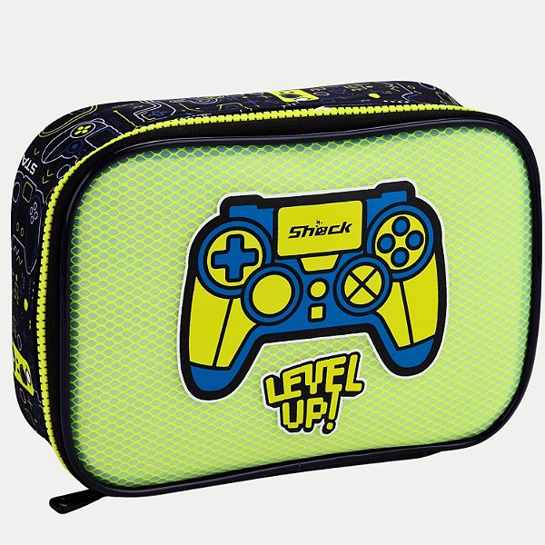 ESTOJO SEANITE LEVEL UP  1 ZÍPER BOX  AZUL MARINHO MASCULINO 30032-P