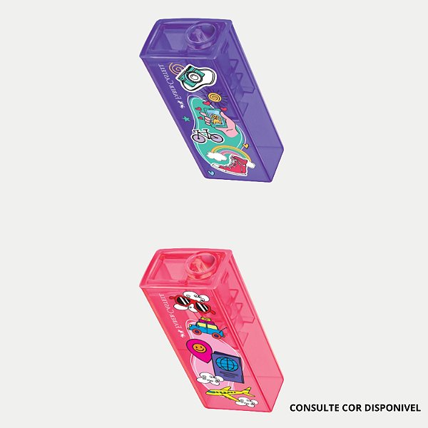 APONTADOR FABER COM DEPOSITO GLIMMER VIAGEM UNISEX (CORES SORTIDAS) 299946-P