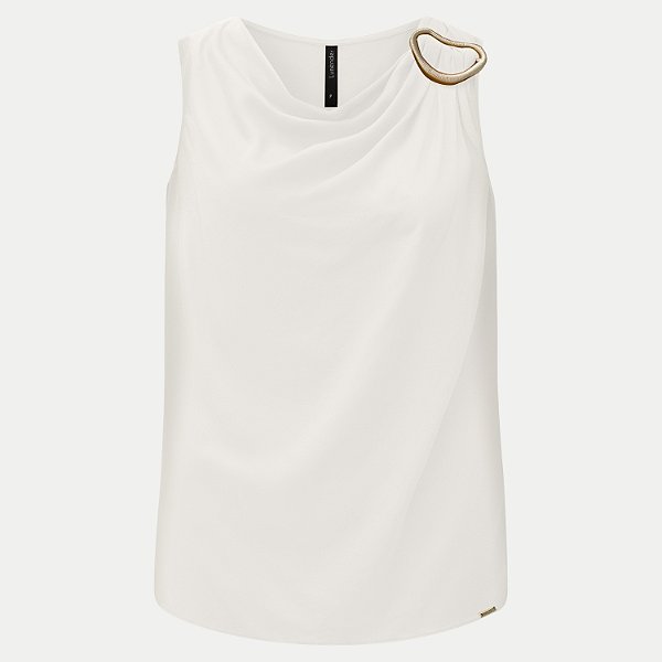 BLUSA LUNENDER REGATA TECIDO OFFWHITE FEMININA ADULTO