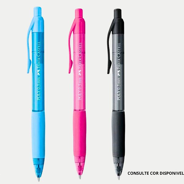 LAPISEIRA FABER 0,9MM POLY GRIP (CORE SORTIDAS) 437-P