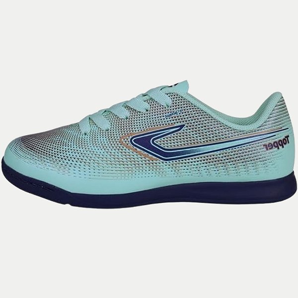 TÊNIS TOPPER FUTSAL SLICK VI SINTÉTICO AZUL CELESTE MASCULINO INFANTIL