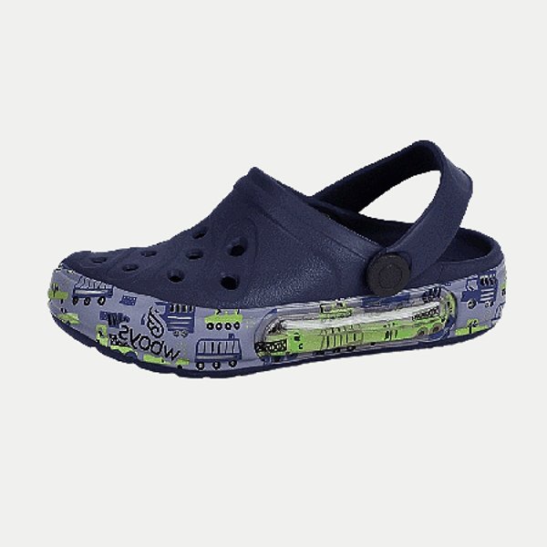 SANDALIA WORLDCOLORS CLOG SOFT AZUL MARINHO MASCULINA INFANTIL