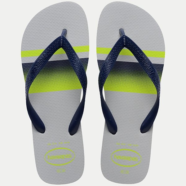CHINELO HAVAIANAS TOP BASIC DEDO CINZA MASCULINO ADULTO