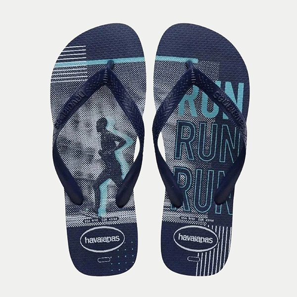 CHINELO HAVAIANAS TOP ATHETIC DEDO AZUL MARINHO MASCULINO ADULTO