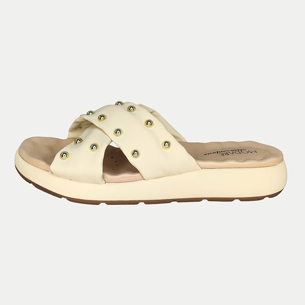 TAMANCO MODARE ANABELA BAIXO CREME FEMININO ADULTO