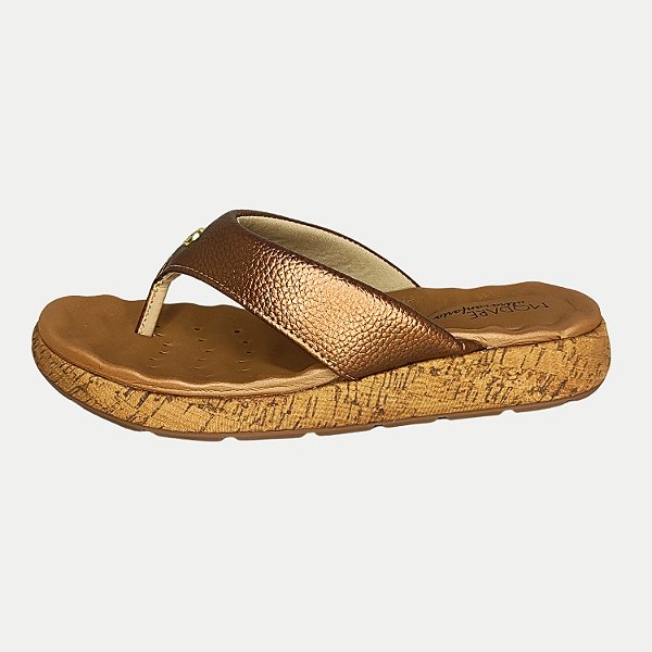 TAMANCO MODARE ANABELA BAIXO BRONZE FEMININO ADULTO