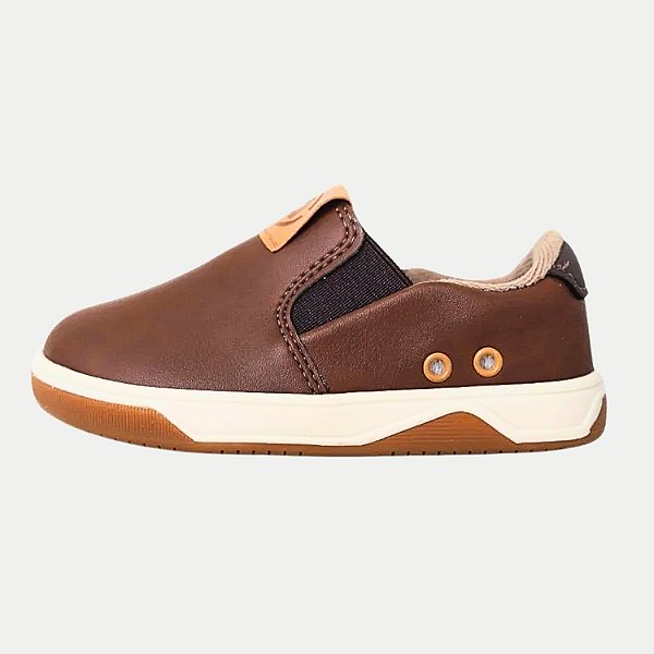 TÊNIS MOLEKINHO CASUAL IATE MARROM CLARO MASCULINO INFANTIL