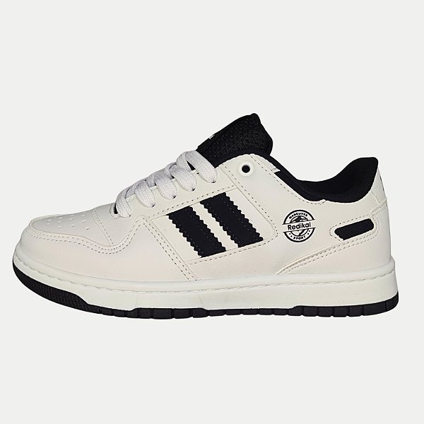 TÊNIS REDIKAL CASUAL COM CADARÇO BRANCO UNISEX ADULTO