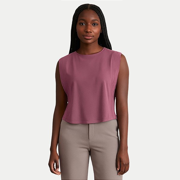 BLUSA LUNENDER REGATA MALHA BORDÕ FEMININO ADULTO