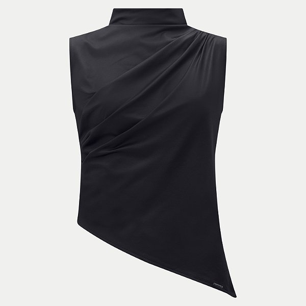 BLUSA LUNENDER REGATA CIRRE GOLA ALTA PRETO FEMININO ADULTO