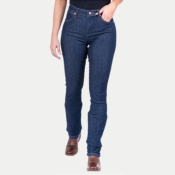 CALÇA WRANGLER JEANS MÉDIO COM ELASTANO COUNTRY FEMININO ADULTO