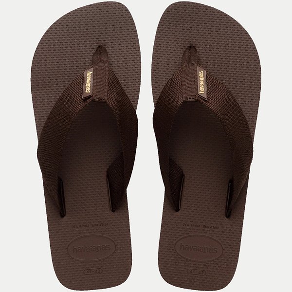 CHINELO HAVAIANAS URBAN BASIC MAT DEDO CAFÉ MASCULINO ADULTO