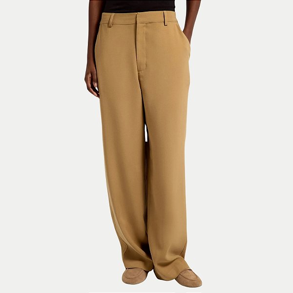 CALÇA HERING POLIESTER ALFAIATARIA BEGE FEMININO ADULTO