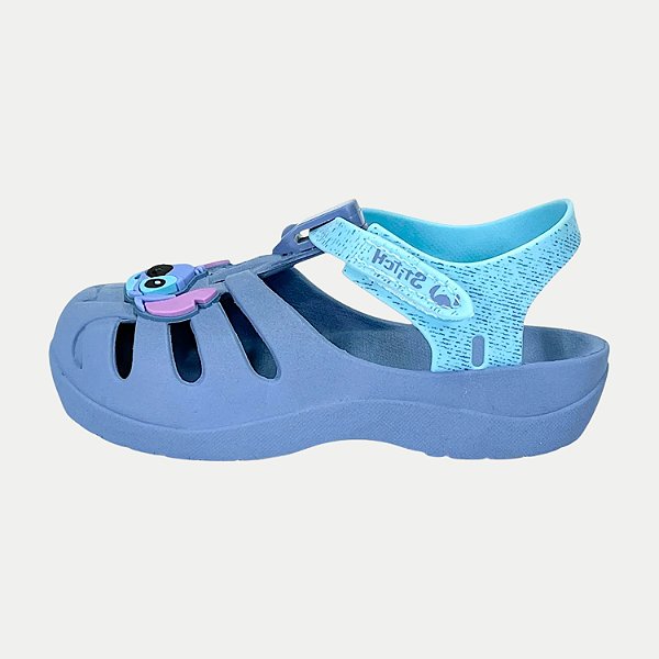 SANDALIA GRENDENE DISNEY MAGIC STITCH AZUL UNISEX INFANTIL