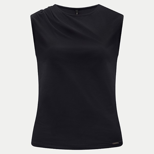 BLUSA LUNENDER REGATA MALHA PRETO FEMININO ADULTO