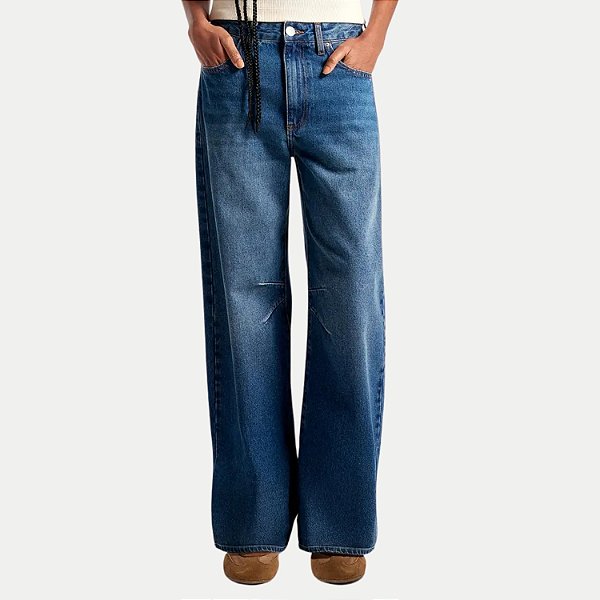 CALÇA HERING JEANS MÉDIO BRUTO COMFORT FEMININO ADULTO