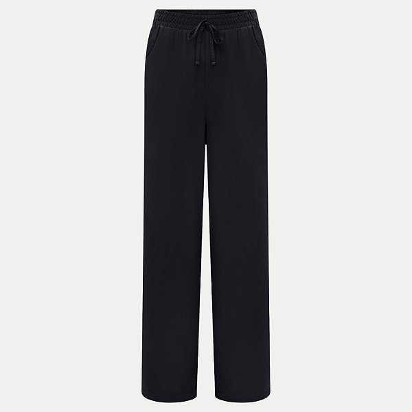 CALÇA LUNENDER VISCOSE PANTALONA PRETO FEMININO ADULTO