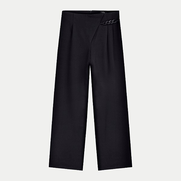 CALÇA LUNENDER HITS POLIESTER ALFAIATARIA PRETO FEMININO ADULTO