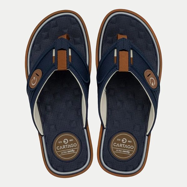 CHINELO CARTAGO DEDO LYON IV MARROM MASCULINO ADULTO