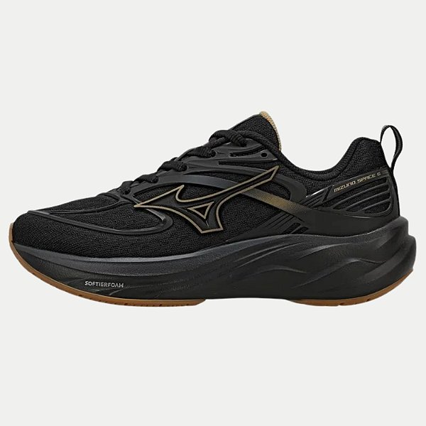TÊNIS MIZUNO SPACE 6 RUNNING PRETO UNISEX ADULTO