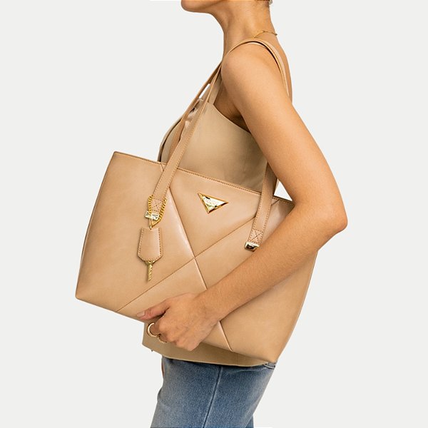 BOLSA RAFITTHY OMBRO SINTÉTICO NUDE FEMININO ADULTO
