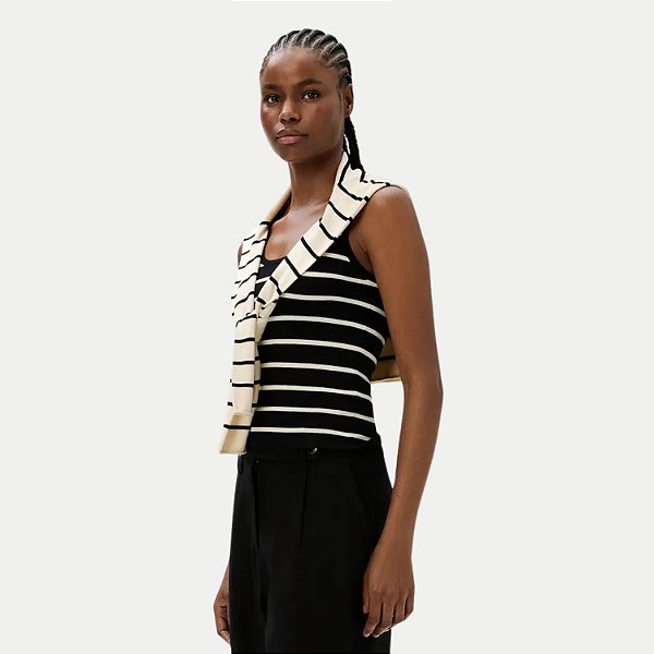 BLUSA HERING REGATA TRICO BRANCO FEMININO ADULTO