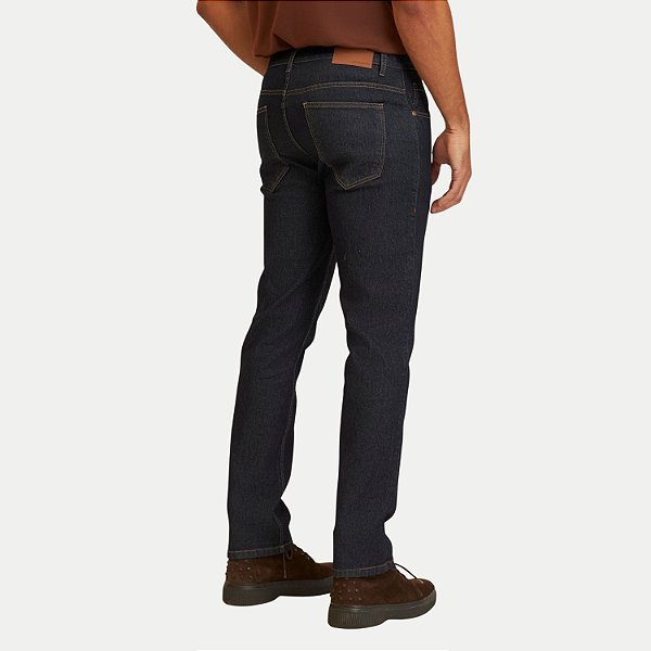 CALÇA YOUNG JEANS ESCURO COM ELASTANO COMFORT MASCULINO ADULTO