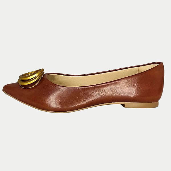 SAPATILHA SUA CIA BICO FINOMARROM FEMININO ADULTO