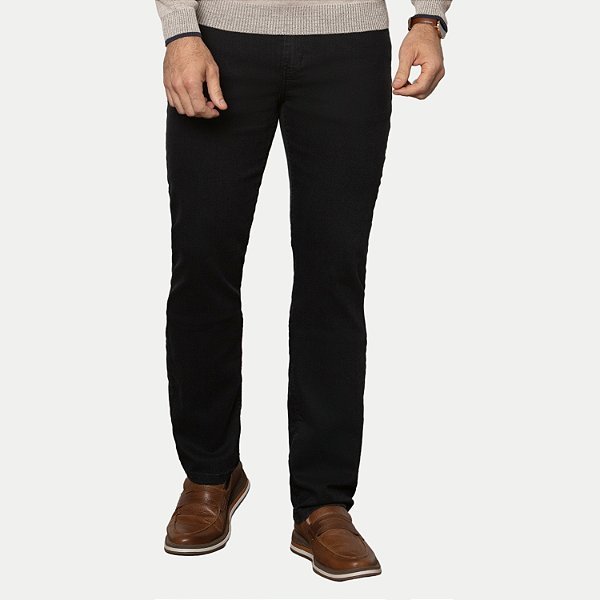 CALÇA PITT JEANS ESCURO COM ELASTANO COMFORT MASCULINA ADULTO