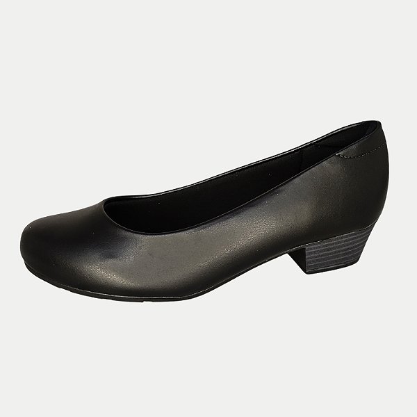 SAPATO MODARE SALTO BAIXO ACTIVE PRETO FEMININO ADULTO