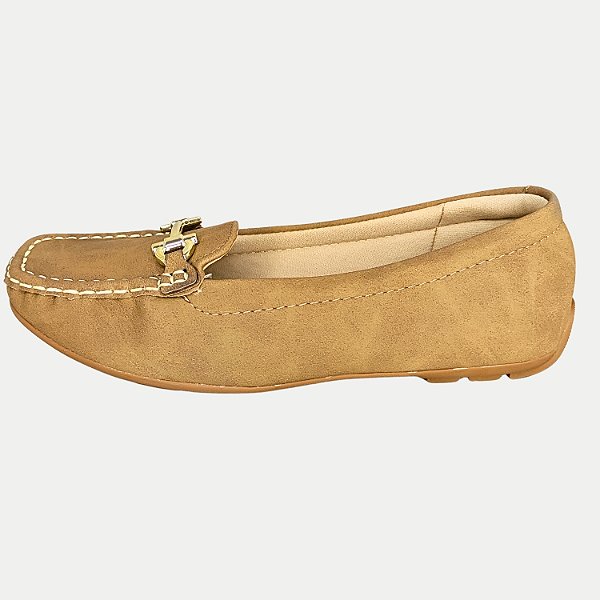 SAPATO MODARE MOCASSIM BEGE ESCURO FEMININO ADULTO