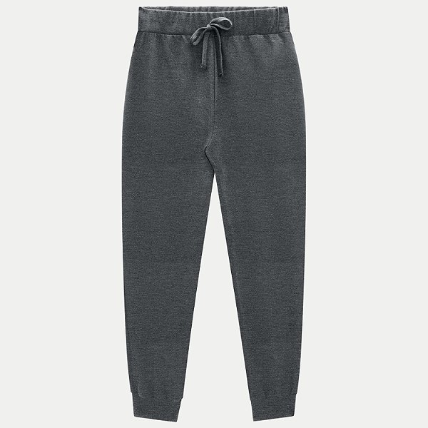 CALÇA LUNENDER MAIS MULHER MOLETOM CASUAL MESCLA CLARO FEMININO ADULTO