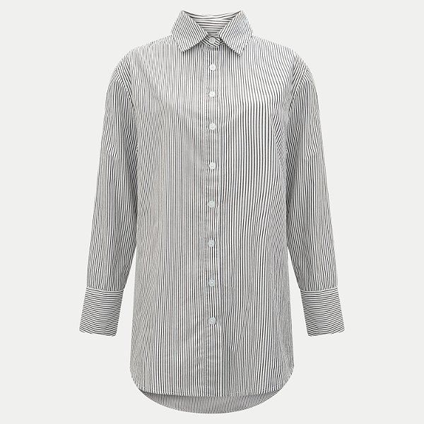 CAMISETE LUNENDER MANGA LONGA COMFORT ALGODÃO MARROM FEMININO ADULTO