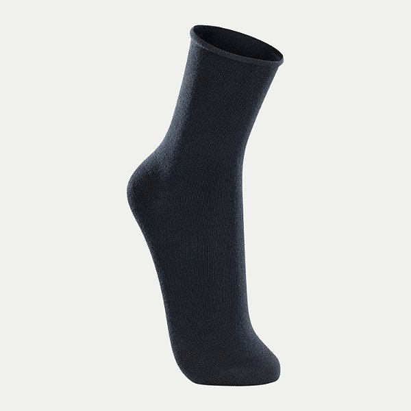 MEIA LUPO CASUAL ALGODÃO SEM PUNHO AZUL MARINHO UNISEX ADULTO