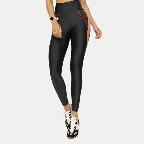 CALÇA DI PAULA POLIESTER LEGGING FITNESS PRETO FEMININO ADULTO