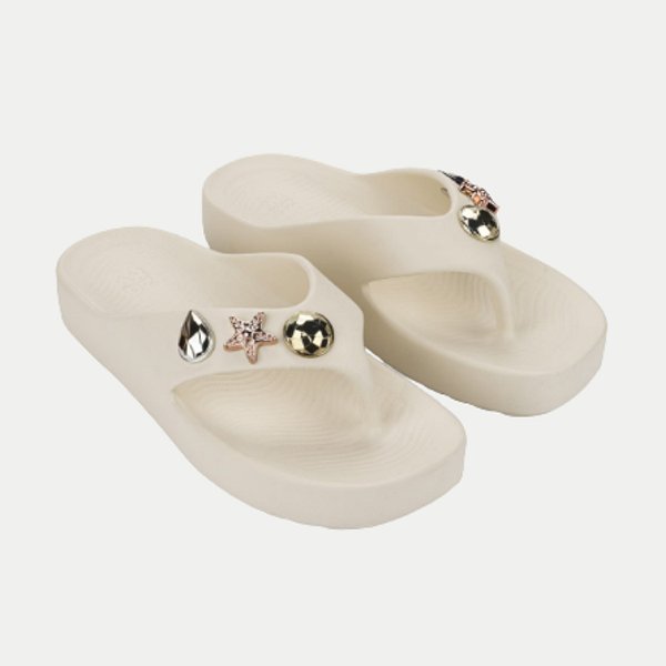 CHINELO GRENDENE DEDO ZAXY ZEN EVA OFFWHITE FEMININO ADULTO