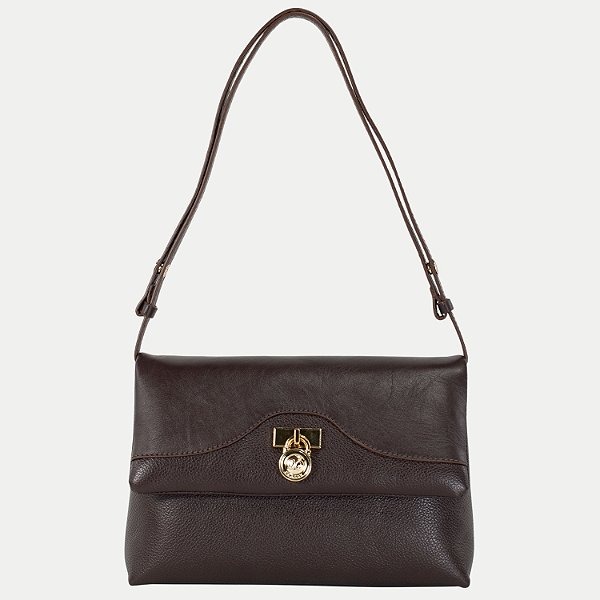 BOLSA CLASSE 2 TIPOS DE ALÇA COURO MARROM FEMININO ADULTO