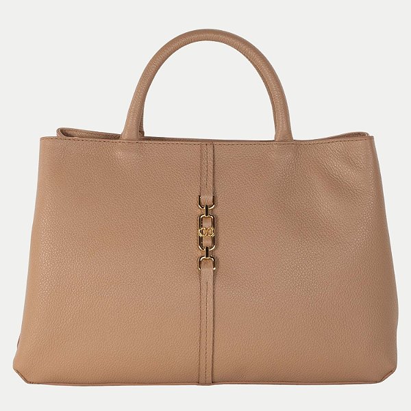 BOLSA CLASSE 2 TIPOS DE ALÇA COURO NUDE FEMININO ADULTO