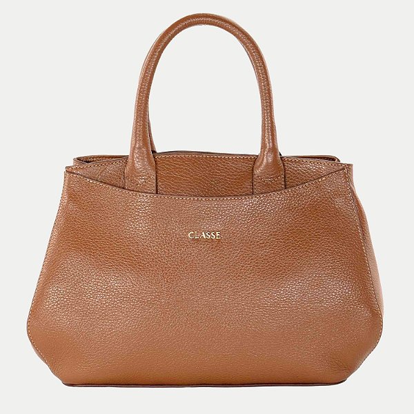 BOLSA CLASSE 2 TIPOS DE ALÇA COURO CARAMELO FEMININO ADULTO