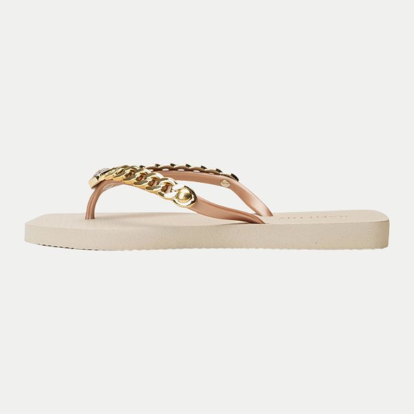 CHINELO RAFITTHY DEDO LUXURIOS CRIS OFFWHITE FEMININO ADULTO