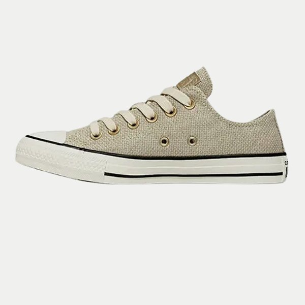 TÊNIS CONVERSE CASUAL LONA BEGE CLARO FEMININO ADULTO