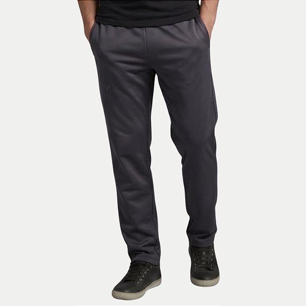CALÇA VOLEIO POLIESTER COM ELASTANO FITNESS CHUMBO MASCULINO ADULTO