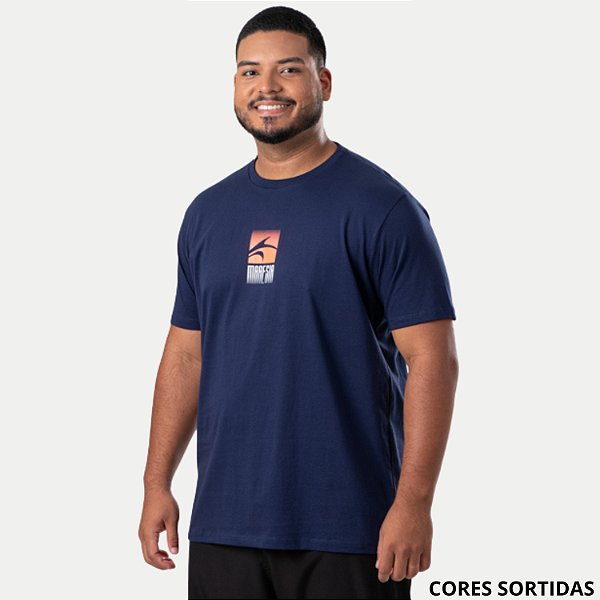 CAMISETA MARESIA MANGA CURTA COMFORT ALGODÃO SILKADA MASCULINO ADULTO (CORES SORTIDAS) 307756-P