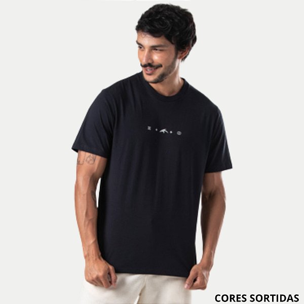 CAMISETA MARESIA MANGA CURTA COMFORT ALGODÃO SILKADA MASCULINO ADULTO (CORES SORTIDAS) 307744-P