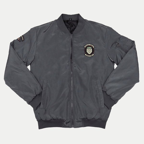 JAQUETA GIORGIO BIANCO POLIESTER JACKET SEM CAPUZ CINZA MASCULINO ADULTO