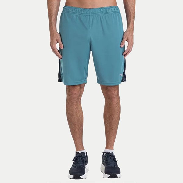 BERMUDA MIZUNO POLIESTER FITNESS PETROLEO MASCULINO ADULTO