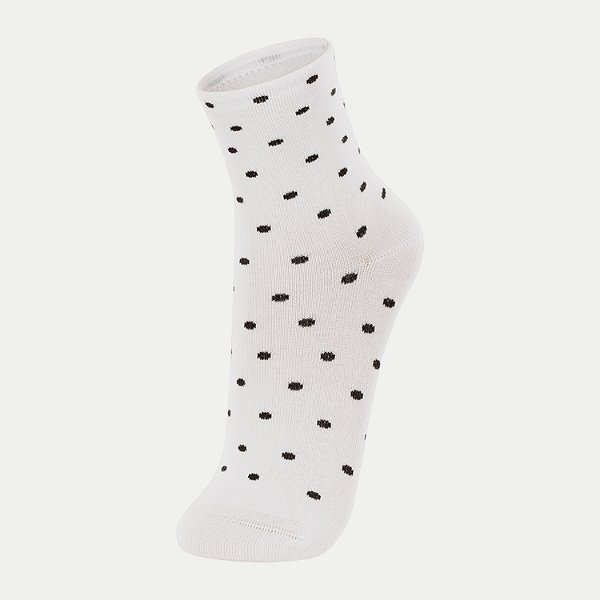MEIA LUPO SOQUETE CANO MÉDIO BRANCO FEMININO ADULTO