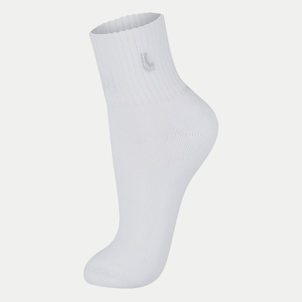 MEIA LUPO SOQUETE CANO MEDIO BRANCO UNISEX ADULTO